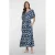 Geisha zomerjurk blauw