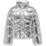 Only Kogpearl puffer jacket otw zilverkleurig