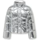 Only Kogpearl puffer jacket otw zilverkleurig