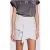 IRO Paris Zyrma Leather Skirt In Off White