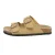 EVER AU Vrouwen Mallard Leren Tweeling Gesp Sandalen – Camel Suede
