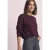 Shirt met lange mouwen en elastische zoom