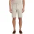 Katoenen COM4 korte broek effen creme normale fit