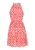 IZIA Zomerjurk  ecru / pink / rosa / rood