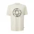 Basis T-shirt met ronde hals en logo bedrukt artistiek motief QS