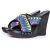 Diane von Furstenberg Etnische platform wedges.