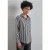 Street One Dames Gestreepte zakelijke blouse in Zwart