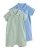 Next Rompertje/body  blauw / pastelgroen