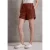Street One Studio Dames Korte broek van paperbag in Bruin