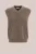 Van Gils – Heren regular fit fijngebreide spencer van wolmix – Regular fit – Beige –
