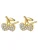 Hey Happiness Oorbellen ‘Cherry Pop’  goud