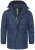INDICODE JEANS Winterparka ‘Wess’  navy / zwart