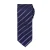 Premier Heren Sport Stripe Pattern Formele Work Tie (Marine / Paars)