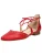 Paul Green Ballerina met riempjes  rood / zilver