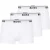 Boss Heren Bodywear Logo Boxershorts (Set van 3) (Wit)