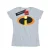 Disney Dames/Dames The Incredibles Costume Logo Katoenen T-Shirt (Sportgrijs)