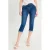 Cache Cache high waist capri jeans dark blue denim
