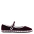 Mango Kids ballerina’s – donkerrood/lichtroze