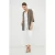 Khaki vest met open voorkant