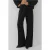 Brede Leg Textuur Gebreide Broek