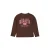 QPI longsleeve met tekst – bruin