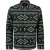 No Excess Overshirt button closure pattern black