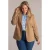 Yest Curve regular blazer travelstof camel