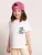 SATURNDAY Shirt ‘Krokodil auf Skateboard’  wit