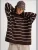 MixRay Oversized trui  bruin / wit