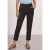 Street One Dames Slim Leg-broek met gespdetail in Bruin