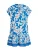 Guido Maria Kretschmer Women Jurk ‘Rylie’  saffier / lichtbruin / wit