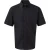 Russell Collectie Heren Korte Mouw Easy Care Oxford Shirt (Zwart)