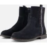 Muyters Muyters Enkellaarsjes blauw Leer