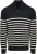 Steppin’ Out Half-Zip Trui Breton Stripe Navy