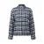 Blouse chemisier met ruitpatroon en plooien aan de achterkant voor dames s.Oliver