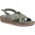 Hush Puppies Vrouwen/dames Elena Leren Wigsandaal (Olijf)