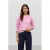 VERO MODA rechtvallende gebreide trui – roze