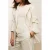 JOSH V double breasted blazer – ecru