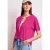 Street One Dames Shirt met overhangende schouders in tuniekstijl in Pink