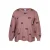 Zhenzi Plus Size gebreide trui met print – roze