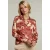 River Woods Red Beige Blouse