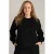 Yest Curve sweater zwart broderie