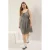 Curve dames minijurk met ruitjespatroon, casual/dagelijks, comfortabel en geschikt voor grote maten.