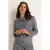 Claudia Sträter tweed gemêleerde jacquard tussenjas – grijs