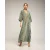 Maxi-jurk met print, V-hals en elastische taille
