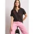 Street One Dames Shirt met overhangende schouders in tuniekstijl in Bruin