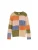 Desigual Trui  crème / duifblauw / olijfgroen / oranje