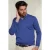 River Woods Basic Merino V-neck Pullover Toeareg Blue