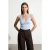 Aansluitend Mouwloos Kanten Blouse
