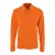 SOLS Heren Perfecte Lange Mouw Pique Polo Shirt (Oranje)